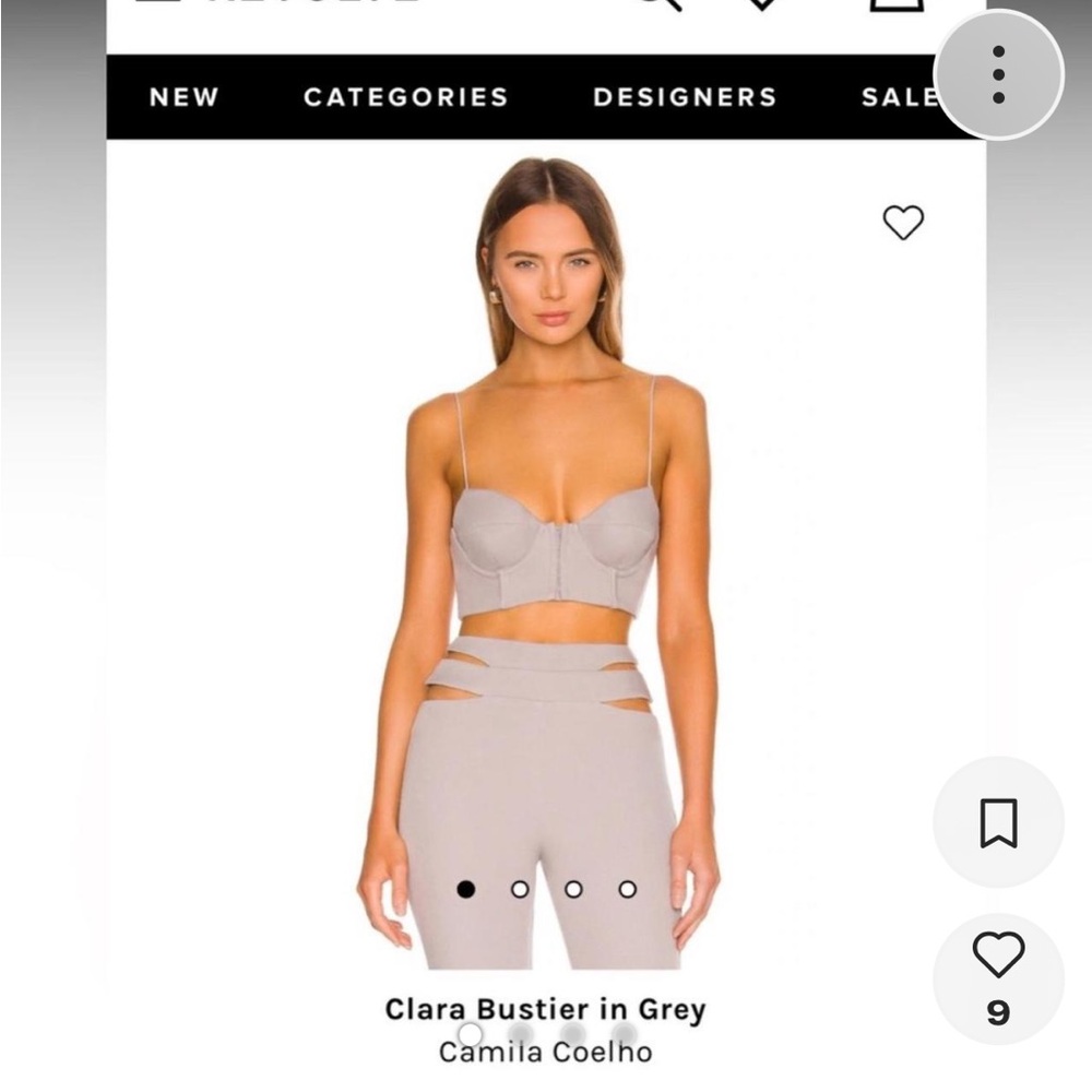 Camila Coelho Gray Jumpsuit with Relaxed Silhouette